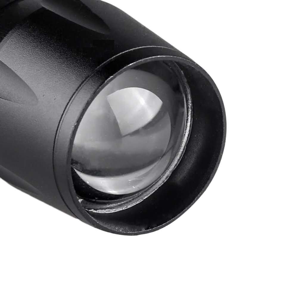 USB Charging Mini LED Flashlight with Build in Battery Box Set