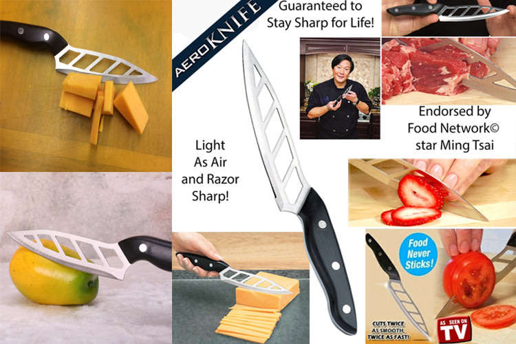 Aero Knife  Cuts like a Razor and NOTHING Sticks