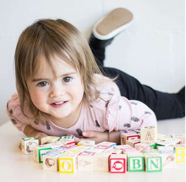 27 Piece ABC Wooden Block Set. The Quick, Easy, Simple and Classic Learning Toy