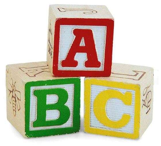 27 Piece ABC Wooden Block Set. The Quick, Easy, Simple and Classic Learning Toy