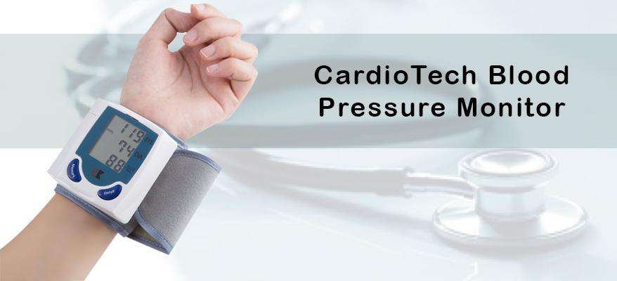 Digital LCD Wrist Blood Pressure Monitor With Heart Beat Rate Pulse Meter Measure