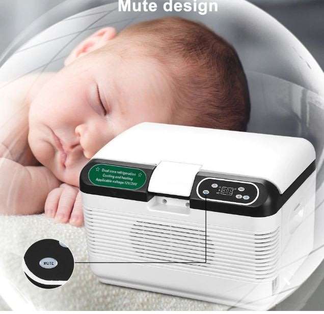 12L Household & Car Dual Selectable Refrigerator & Warmer  AC 220V or DC 12/24V