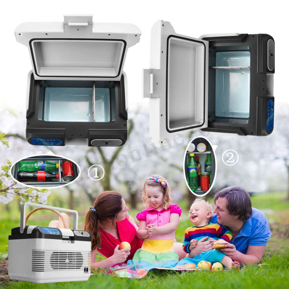 12L Household & Car Dual Selectable Refrigerator & Warmer  AC 220V or DC 12/24V