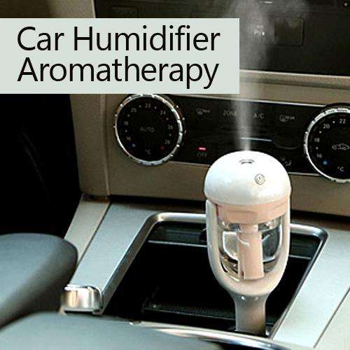 12V Car Steam Humidifier & Purifier & USB Phone Charger