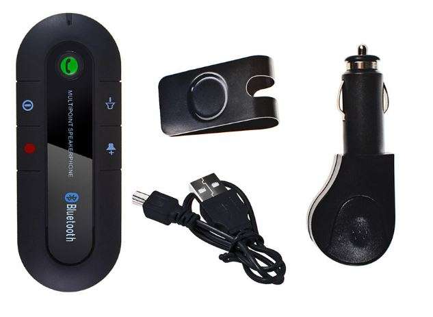 Bluetooth Visor Hands-free phone & Music Receiver Kit