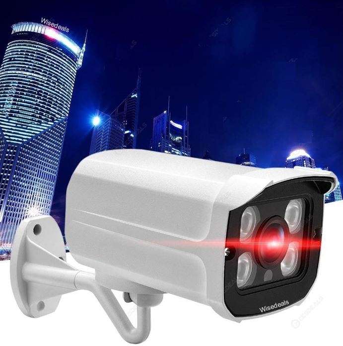Waterproof Indoor & Outdoor CCTV IP Camera with Motion Detection & Alerts