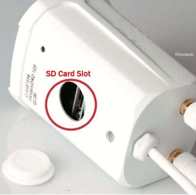 Waterproof Indoor & Outdoor CCTV IP Camera with Motion Detection & Alerts