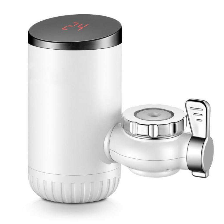 Electric Heating Faucet - Acts as a Mini Geyser for your Tap, Connect Directly to Tap - Hot & Cold