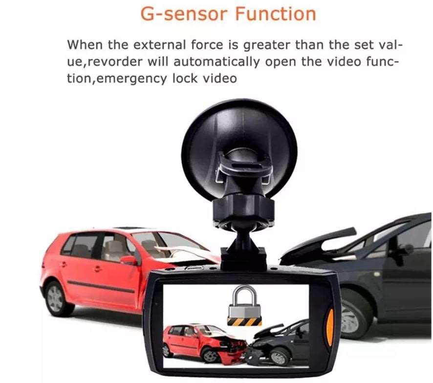 Car Dash Cam full HD with G-Sensor, Motion Detection, Loop-Cycle Recording etc.