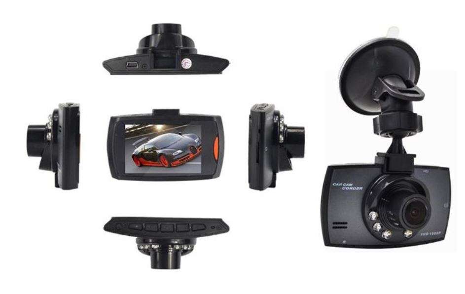 Car Dash Cam full HD with G-Sensor, Motion Detection, Loop-Cycle Recording etc.