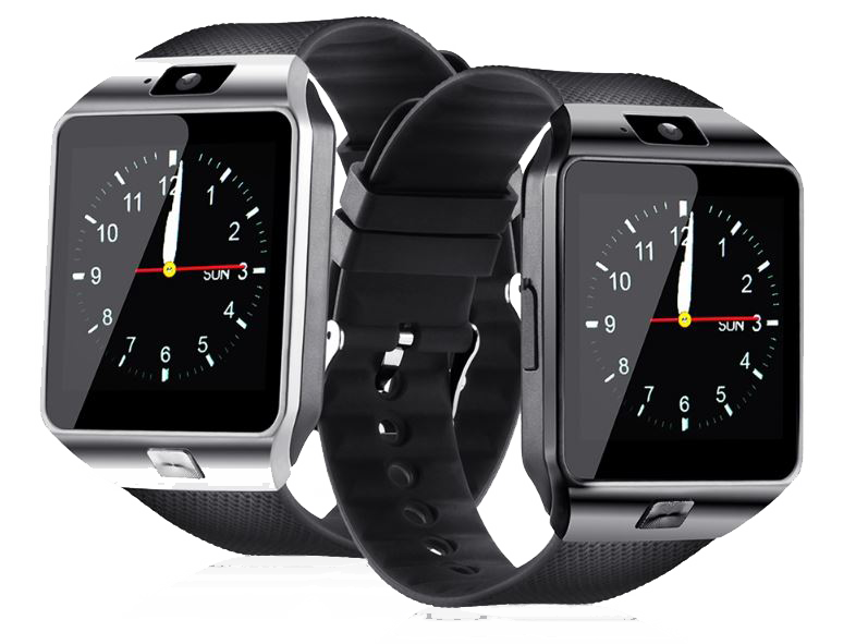 Bluetooth Smart Watch Phone, Support Sim & SD Card, Pedometer, Social Media Messages, Calls, Time