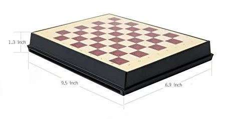 5-in-1 Magnetic Game Set with Chess, Checkers, Snake & Ladders and Ludo