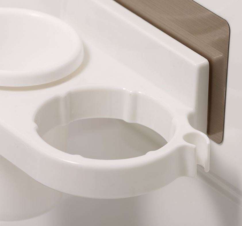 Magic Suction Cup Hair Dryer Holder  No drilling or nails