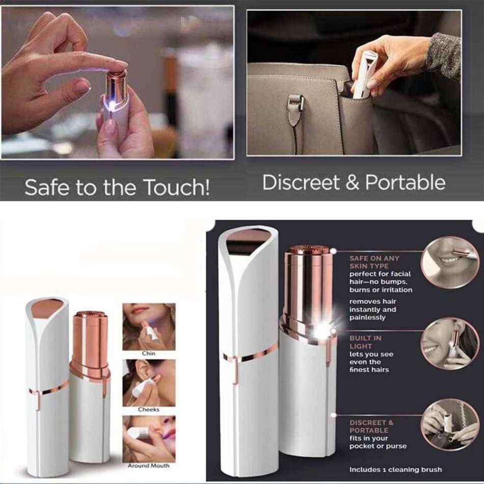 Waterproof NuBrilliance Hair Remover  From Hairy to Hairless in Just Seconds As Seen on TV