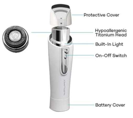 Waterproof NuBrilliance Hair Remover  From Hairy to Hairless in Just Seconds As Seen on TV