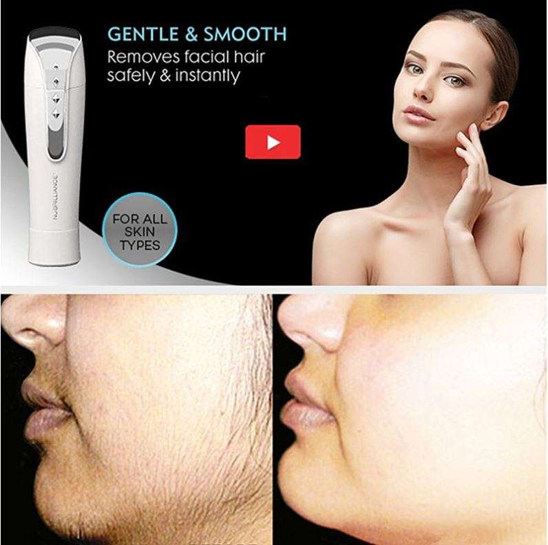 Waterproof NuBrilliance Hair Remover  From Hairy to Hairless in Just Seconds As Seen on TV