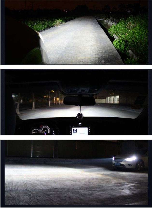 2 Piece LED Headlight Kit  Available in H1, H3, H4, H7 9005, 9006