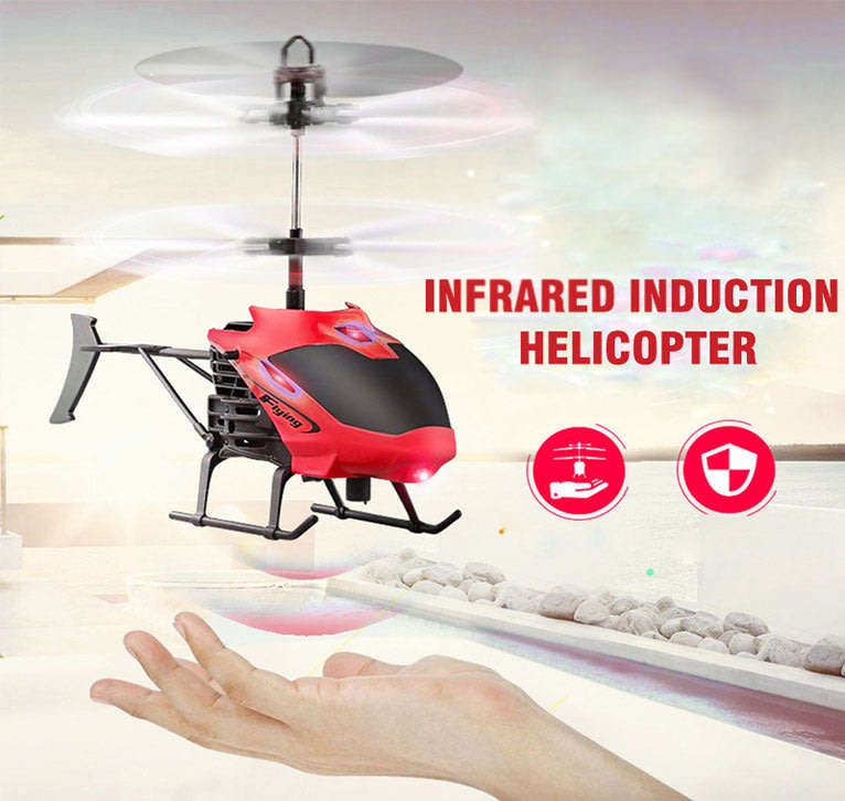 Infrared Intelligent Hand Induction Helicopter, Magically Flies and controlled by your Hand
