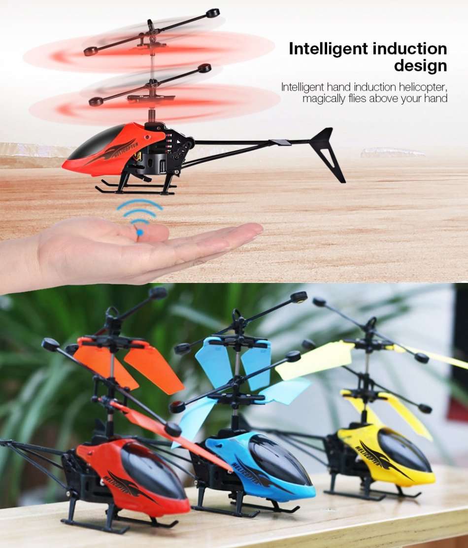 Infrared Intelligent Hand Induction Helicopter, Magically Flies and controlled by your Hand