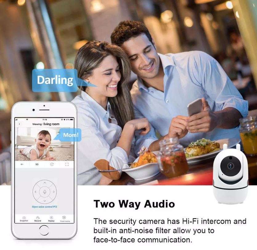 1080P WI-FI Night Vision IP Camera, Motion Detection, Two-way Communication and more