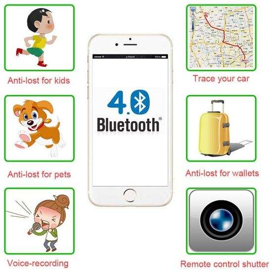 Bluetooth ITag  Locate your most valuable possessions through an App on your Smart Phone