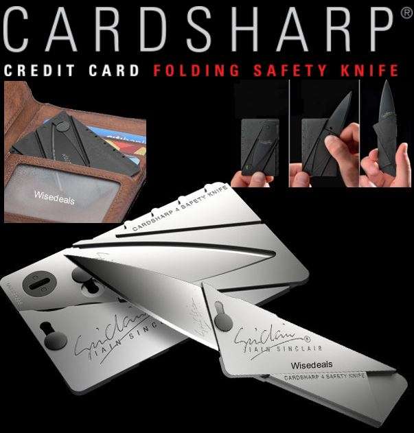 Ultra-Thin Multipurpose Waterproof Folding Safety Knife made from Surgical Steel