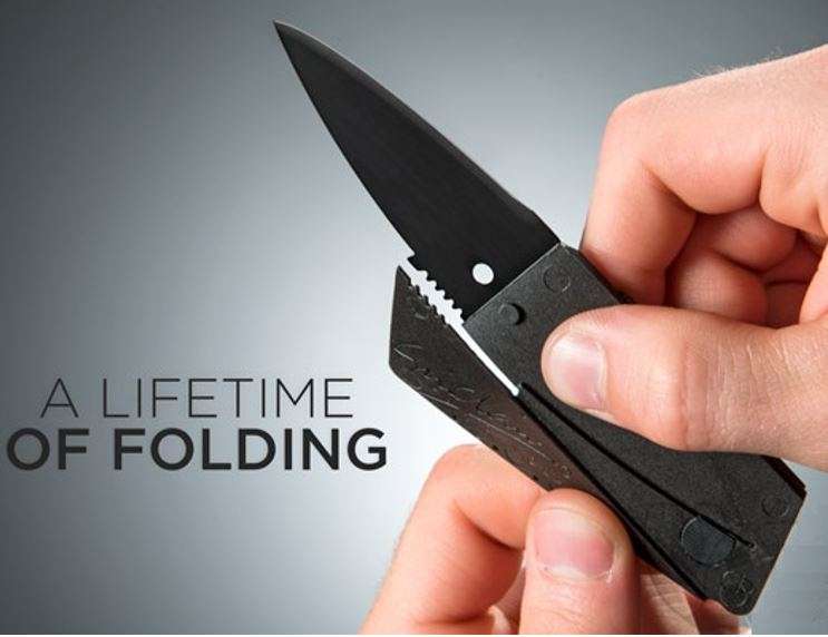 Ultra-Thin Multipurpose Waterproof Folding Safety Knife made from Surgical Steel