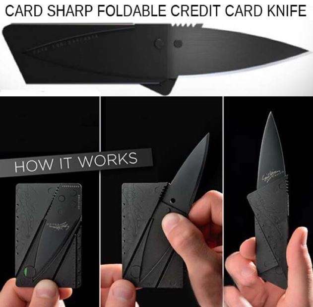 Ultra-Thin Multipurpose Waterproof Folding Safety Knife made from Surgical Steel