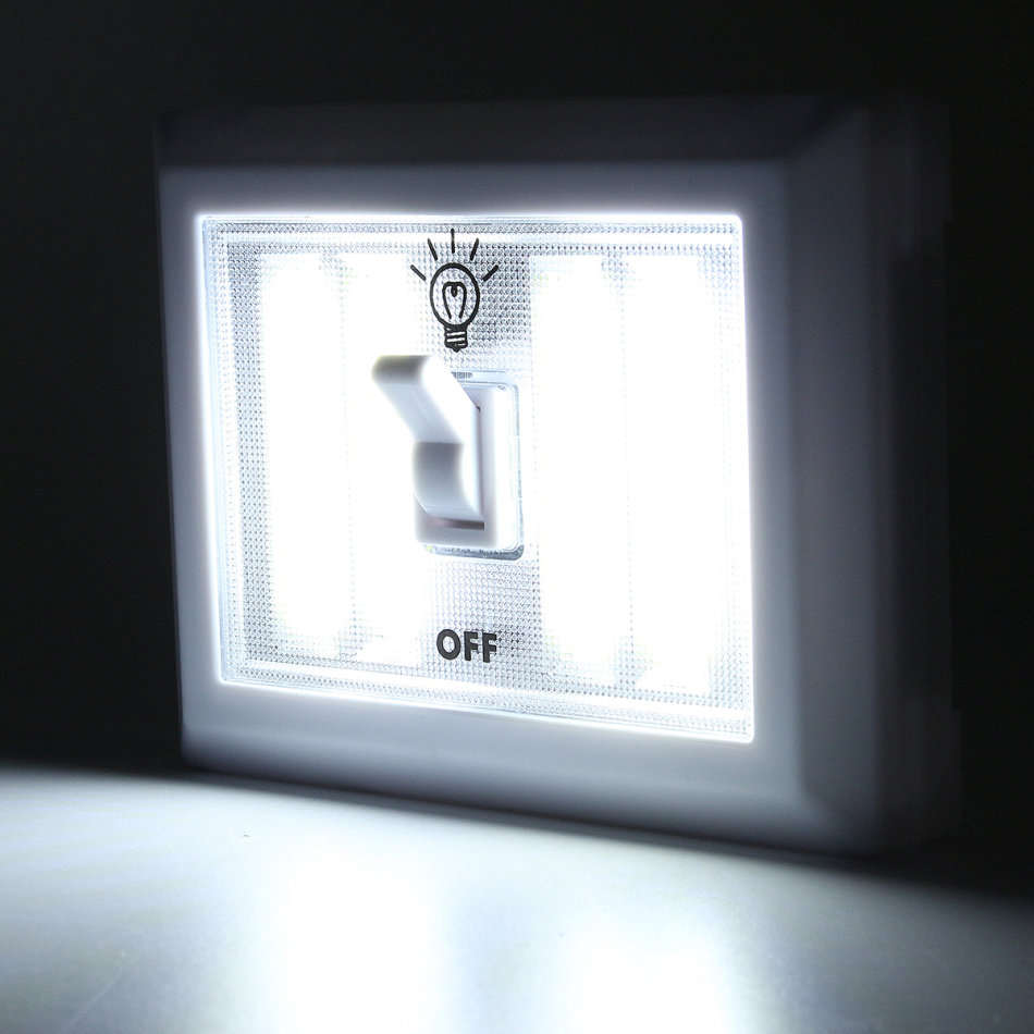 4 COB LED Super Bright Night Light, Easy to Install with Magnetic Base