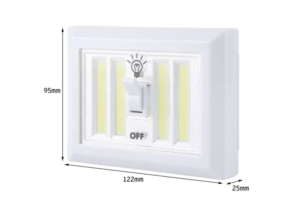 4 COB LED Super Bright Night Light, Easy to Install with Magnetic Base