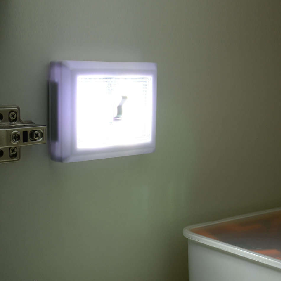 4 COB LED Super Bright Night Light, Easy to Install with Magnetic Base