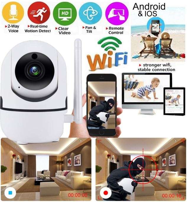 1080P WI-FI Night Vision IP Camera, Motion Detection, Two-way Communication and more
