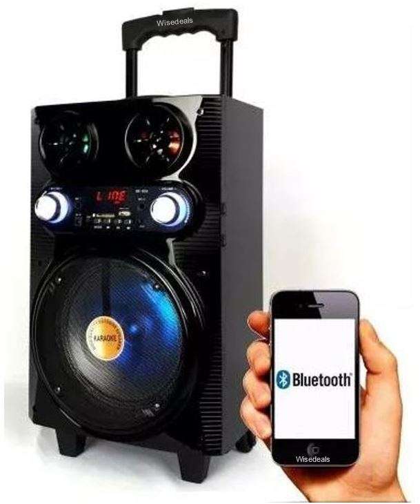 Bluetooth Karaoke Speaker with Microphone & Remote Control