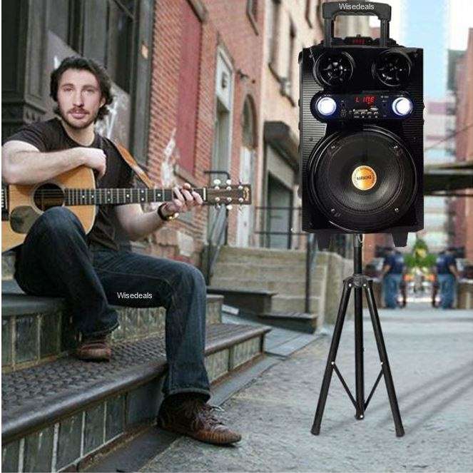 Bluetooth Karaoke Speaker with Microphone & Remote Control