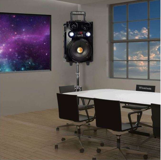 Bluetooth Karaoke Speaker with Microphone & Remote Control