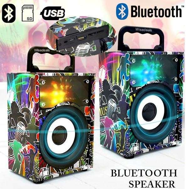 Wireless Bluetooth Speaker with FM Radio, support SD Card, USB & AUX