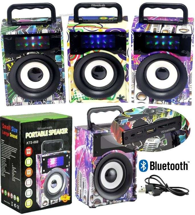 Wireless Bluetooth Speaker with FM Radio, support SD Card, USB & AUX