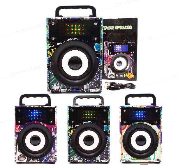 Wireless Bluetooth Speaker with FM Radio, support SD Card, USB & AUX