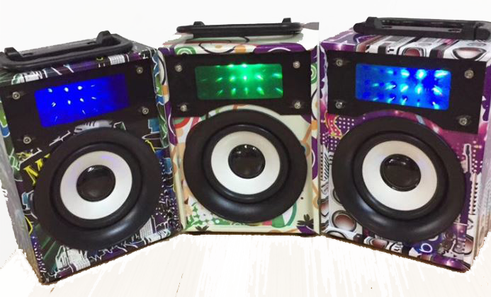 Wireless Bluetooth Speaker with FM Radio, support SD Card, USB & AUX