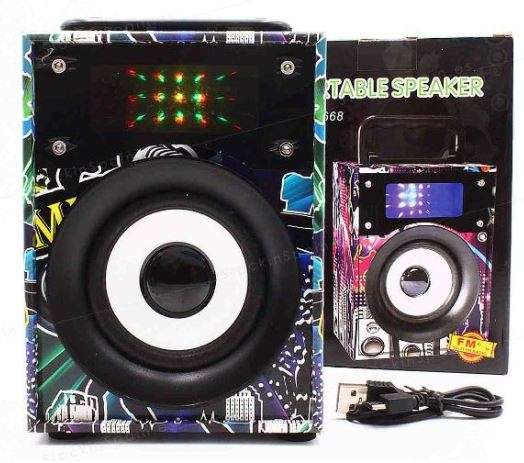 Wireless Bluetooth Speaker with FM Radio, support SD Card, USB & AUX