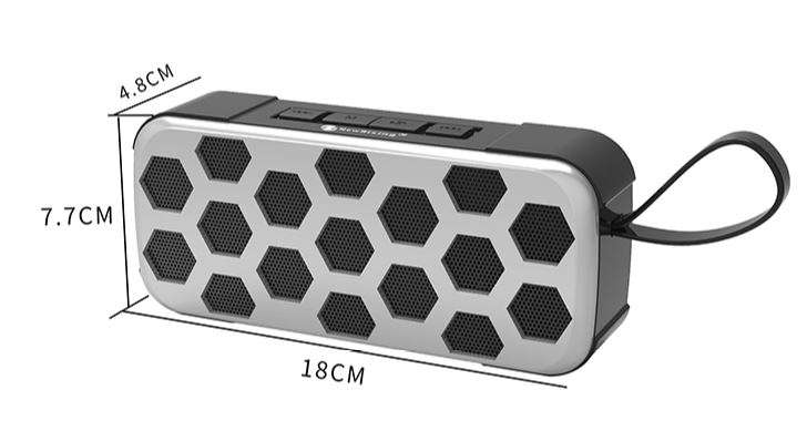 Waterproof Shatter-Resistant & Voice Prompt Wireless Bluetooth Speaker