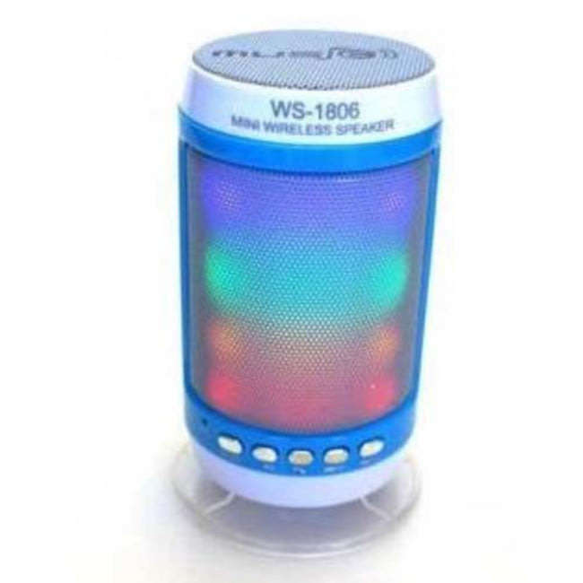 Wireless Bluetooth Speaker With LED Lights & FM Radio, Support USB & SD Card