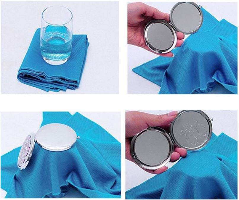 Instant Ice-Cold Cooling Towel in Seconds, Just Soak it, Wing it, Shake it and Wear it.