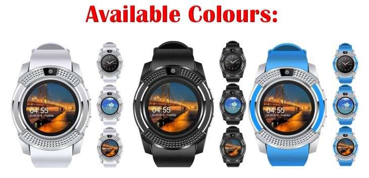 Professional Smart Watch Phone, SIM CARD, Bluetooth, Camera, Sleep Monitor, SD Card, Pedometer etc.