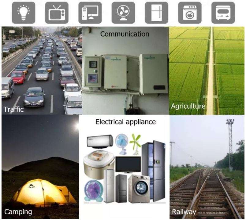 PURE SINE SOLAR Power Inverter 4000W Constant Power & 8000W Peak Power  Convert 12V DC to 220V AC