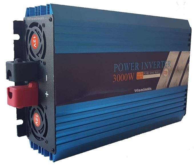 PURE SINE SOLAR Power Inverter 3000W Constant Power & 6000W Peak Power  Convert 12V DC to 220V AC