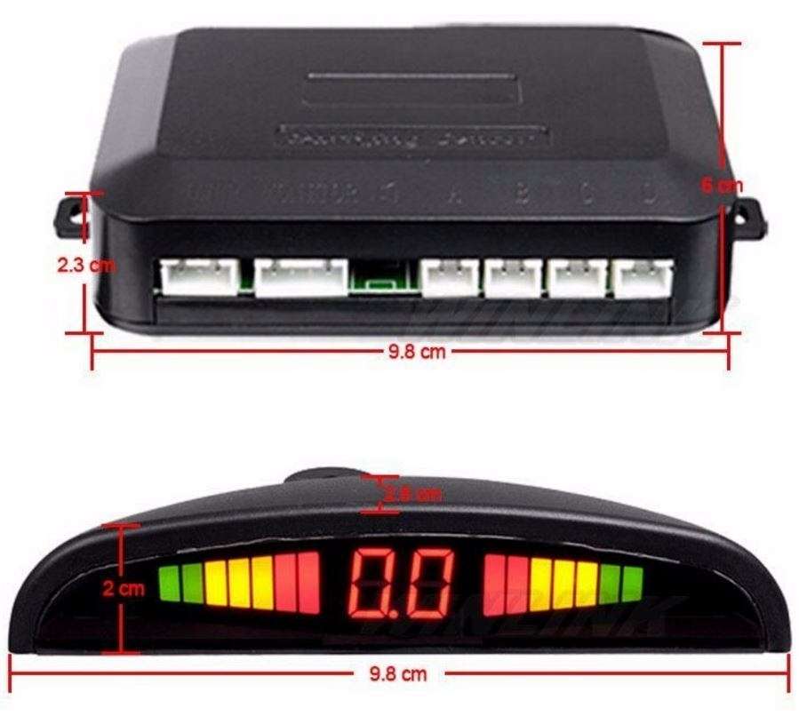 Wireless LED Display Radar Parking Sensor Kit