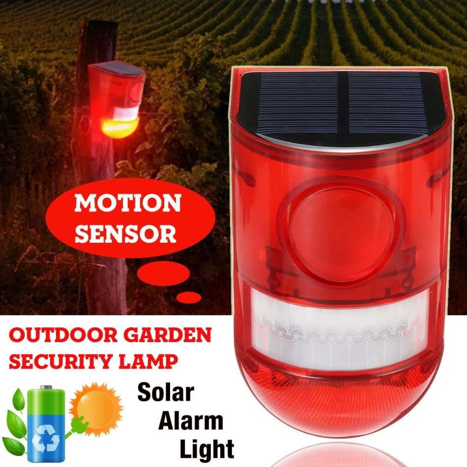 Waterproof Motion Sensor LED SOLAR ALARM LIGHT - Your all-in-one Security Necessity