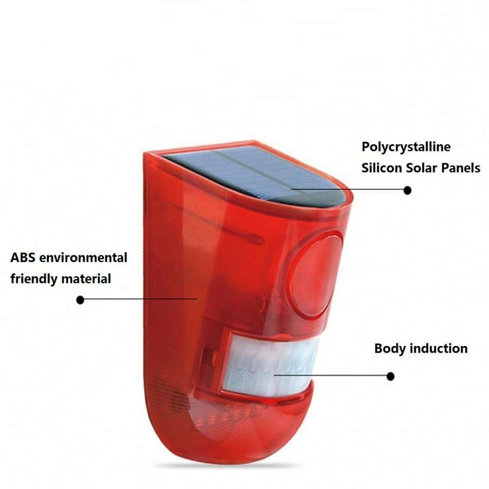 Waterproof Motion Sensor LED SOLAR ALARM LIGHT - Your all-in-one Security Necessity