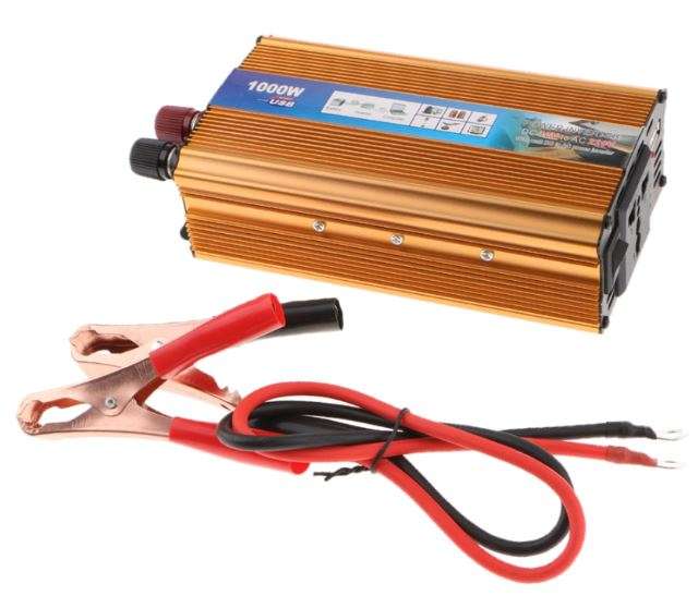Solar Power Inverter - Convert 12V DC to 220V AC - 1000W Continious Power & 2000W Peak Power)